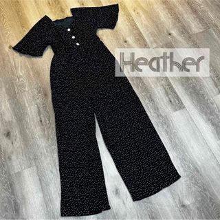 ヘザー(heather)のHeather ドット　オールインワン(オールインワン)