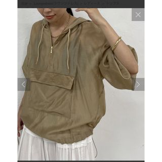 ラウンジドレス(Loungedress)の【新品未使用】≪NATSUTOKU≫シアーANORAK(シャツ/ブラウス(長袖/七分))