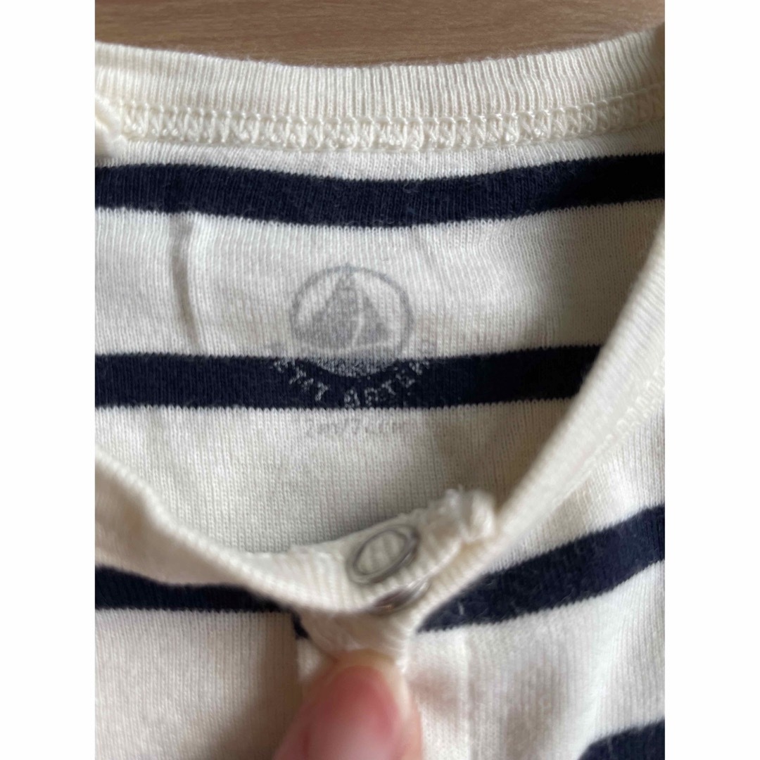 PETIT BATEAU(プチバトー)のプチバトー　ロンパース　12M/74 キッズ/ベビー/マタニティのベビー服(~85cm)(ロンパース)の商品写真