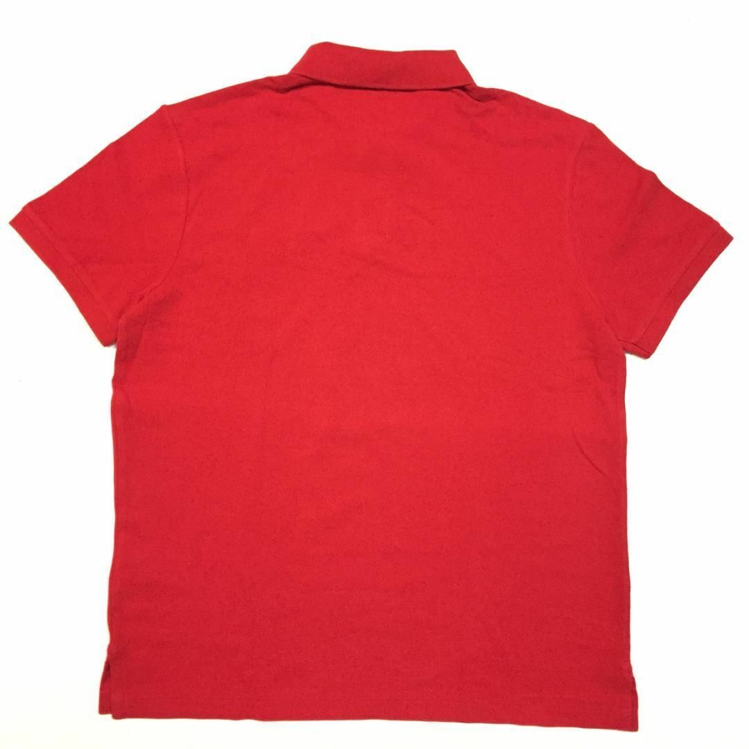 美品 正規 Ｌ ポロ ラルフローレン 星条旗 ビッグポニー USA ポロシャツ