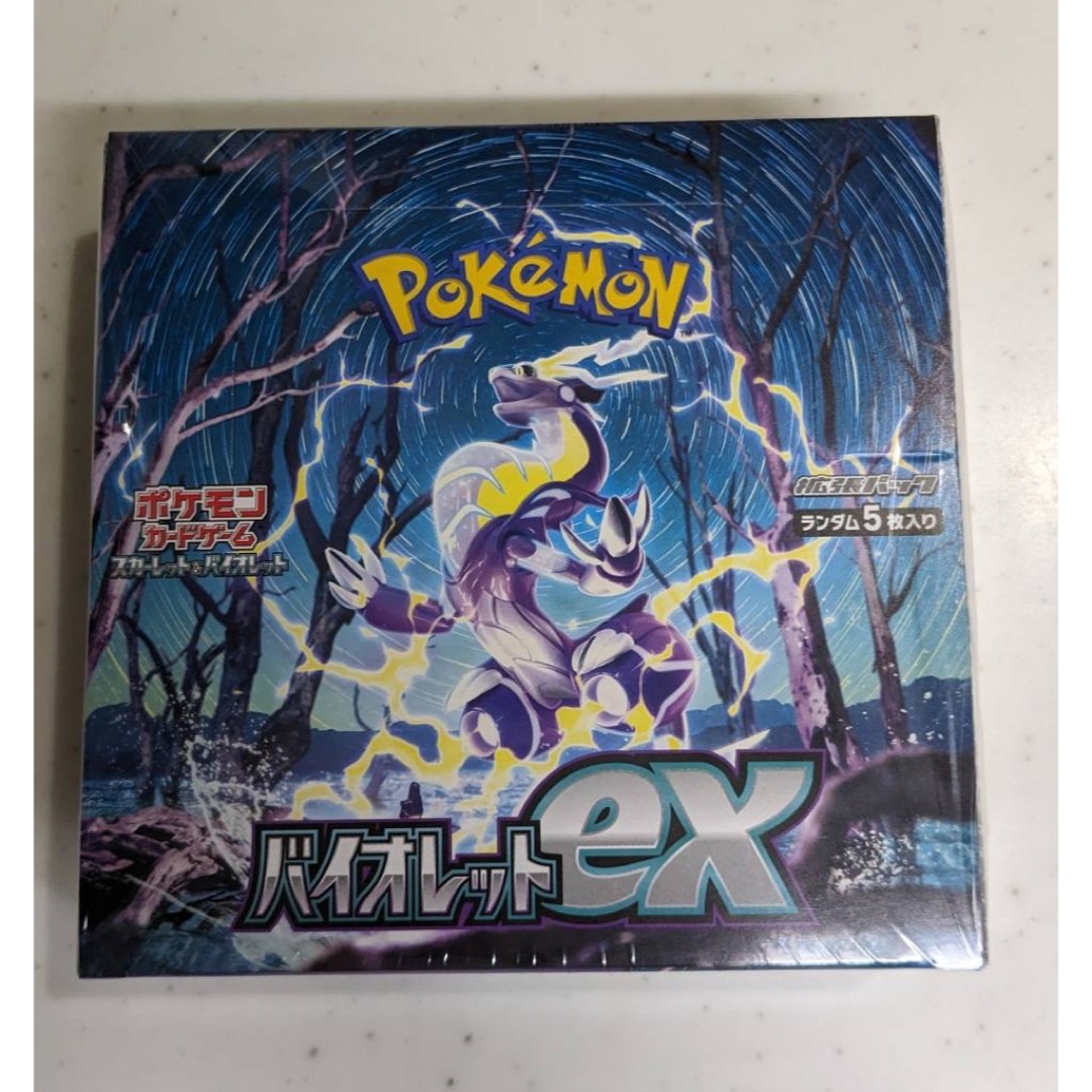 ポケモンカード バイオレットex BOX シュリンク付き！！