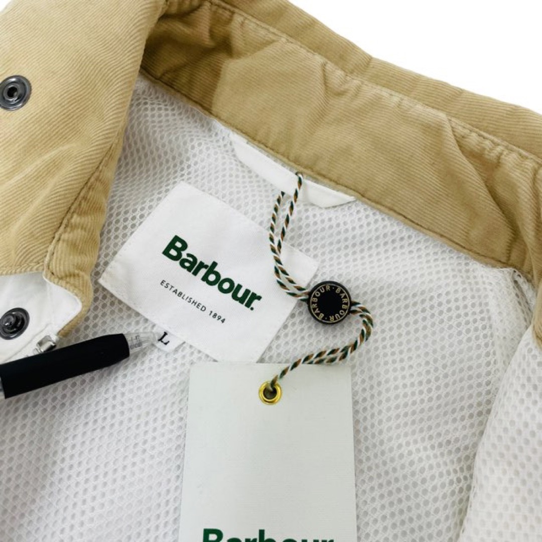 美品 Barbour バブアー ビデイルジャケット ホワイト シロ ブルゾン38