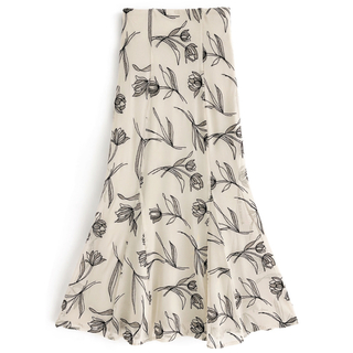 グレイル(GRL)のうさちき様専用 花柄刺繍レースマーメイドスカート(ロングスカート)