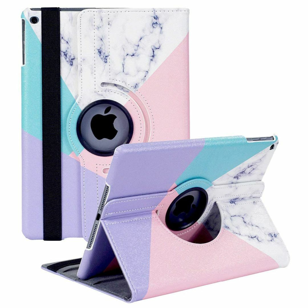 【色:ピンク色の大理石】iPad 10.2インチ 第9世代(2021年) 第8世