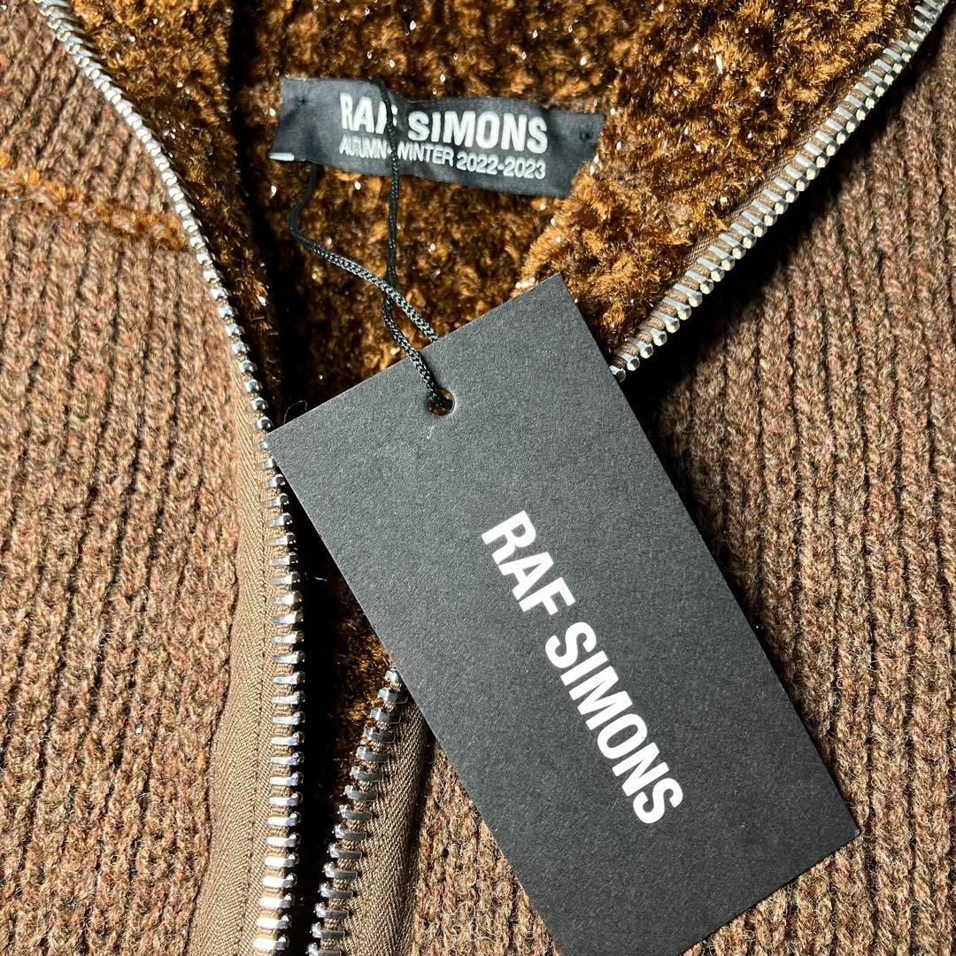 新品 RAF SIMONS 22AW リバーシブル ハーフ ジップ ニット M-www.ecosea.do
