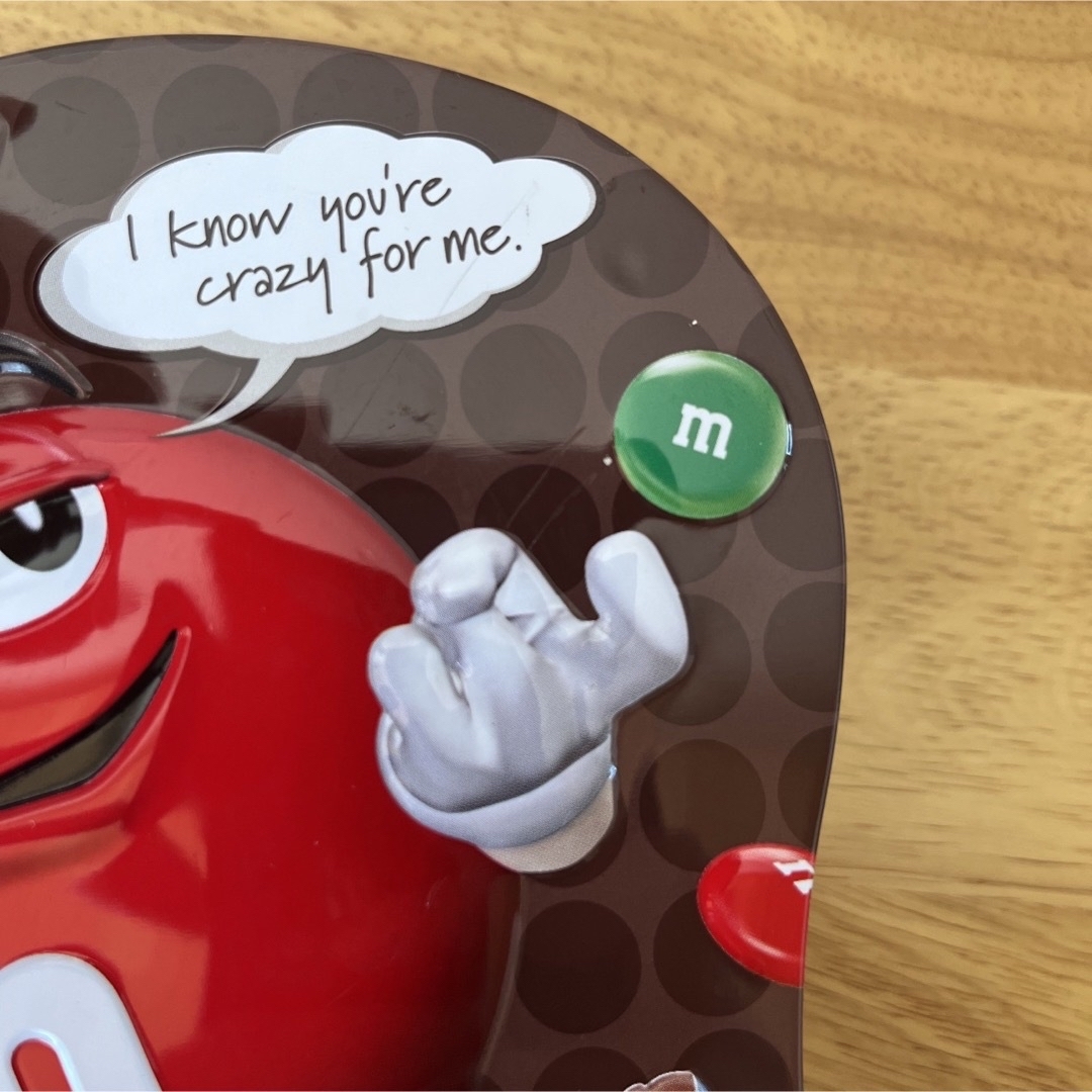 m&m&m's(エムアンドエムアンドエムズ)のm&m's ミルクチョコレート缶　空き缶　2個セット エンタメ/ホビーのおもちゃ/ぬいぐるみ(キャラクターグッズ)の商品写真