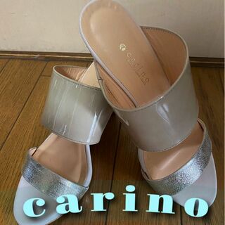 carino ☆ ウエッジソール ミュール サンダル 23cm(サンダル)