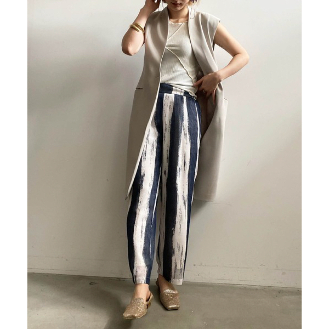 Ameri┊PAINT STRIPE RELAX PANTS