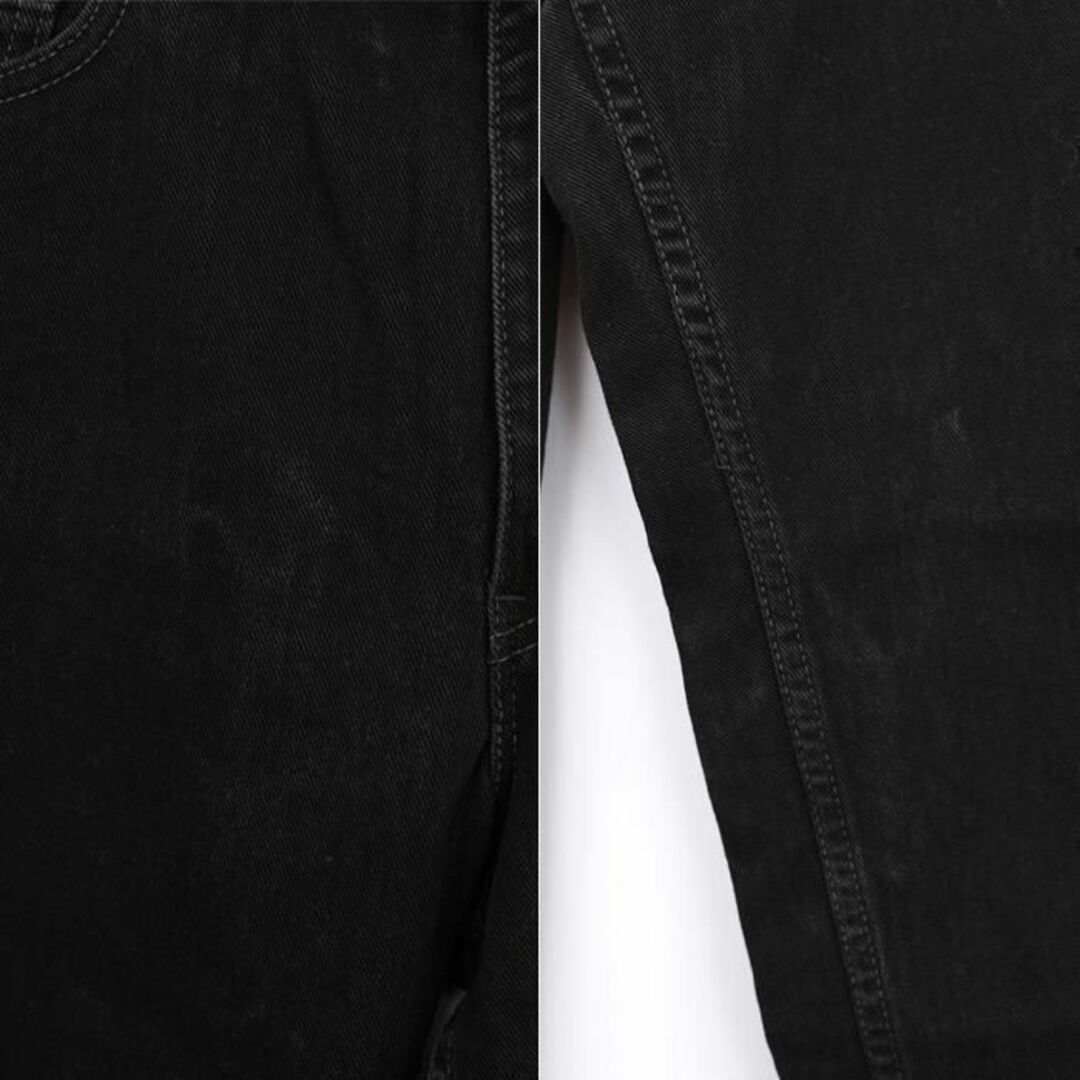 Levi's - 00s USA製 リーバイス550 極太ブラックデニム 黒 バギー