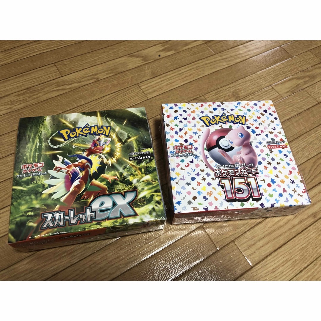 新品　ポケモンカードゲーム　ポケカ　スカーレット　box 151 グッズ