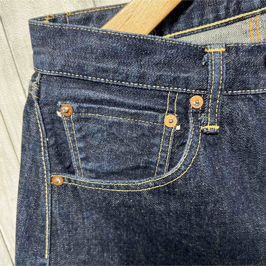 美品!PHERROW'S セルビッチデニムミドルパンツ!日本製!赤耳!