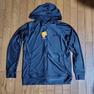 ヘリーハンセン(HELLY HANSEN)のHHヘリーハンセン◎フードラッシュガードフルジップ◎レディースL(水着)