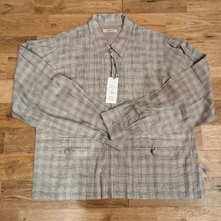 MATSUFUJI マツフジ 21AW FLANNEL CHECK PLEATS