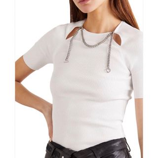 アレキサンダーワン(Alexander Wang)の試着のみ！銀座正規店購入！アレキサンダーワン　チェーンネックレス付き　ニット(ニット/セーター)