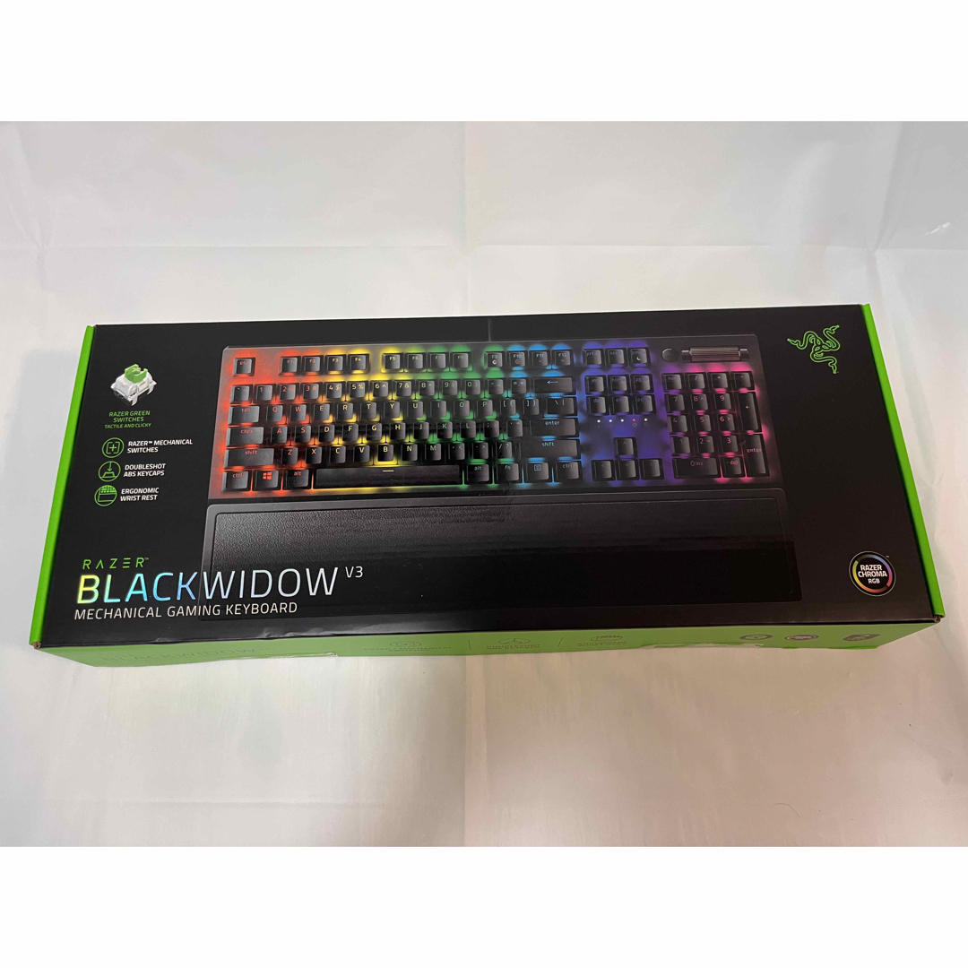 Razer ゲーミングキーボード BLACKWIDOW V3 GREEN SWI 6