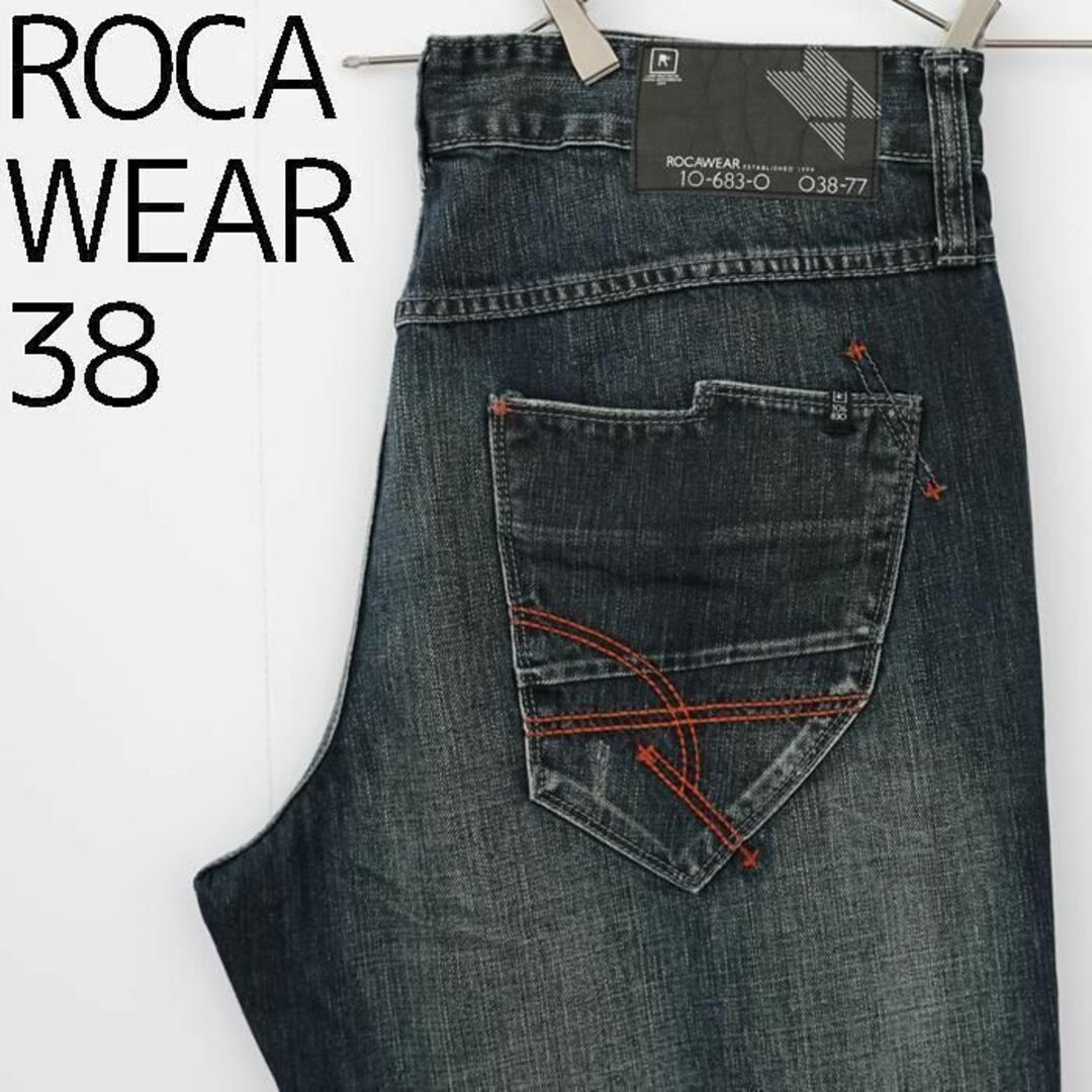 Rocawear - W38 ロカウェア ポケットロゴ刺繍バギーパンツ ヒップ ...