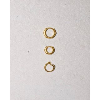 トゥデイフル(TODAYFUL)の【新品 袋・値札付】Mini Hoop Pierce 3 Set トゥデイフル(ピアス(片耳用))