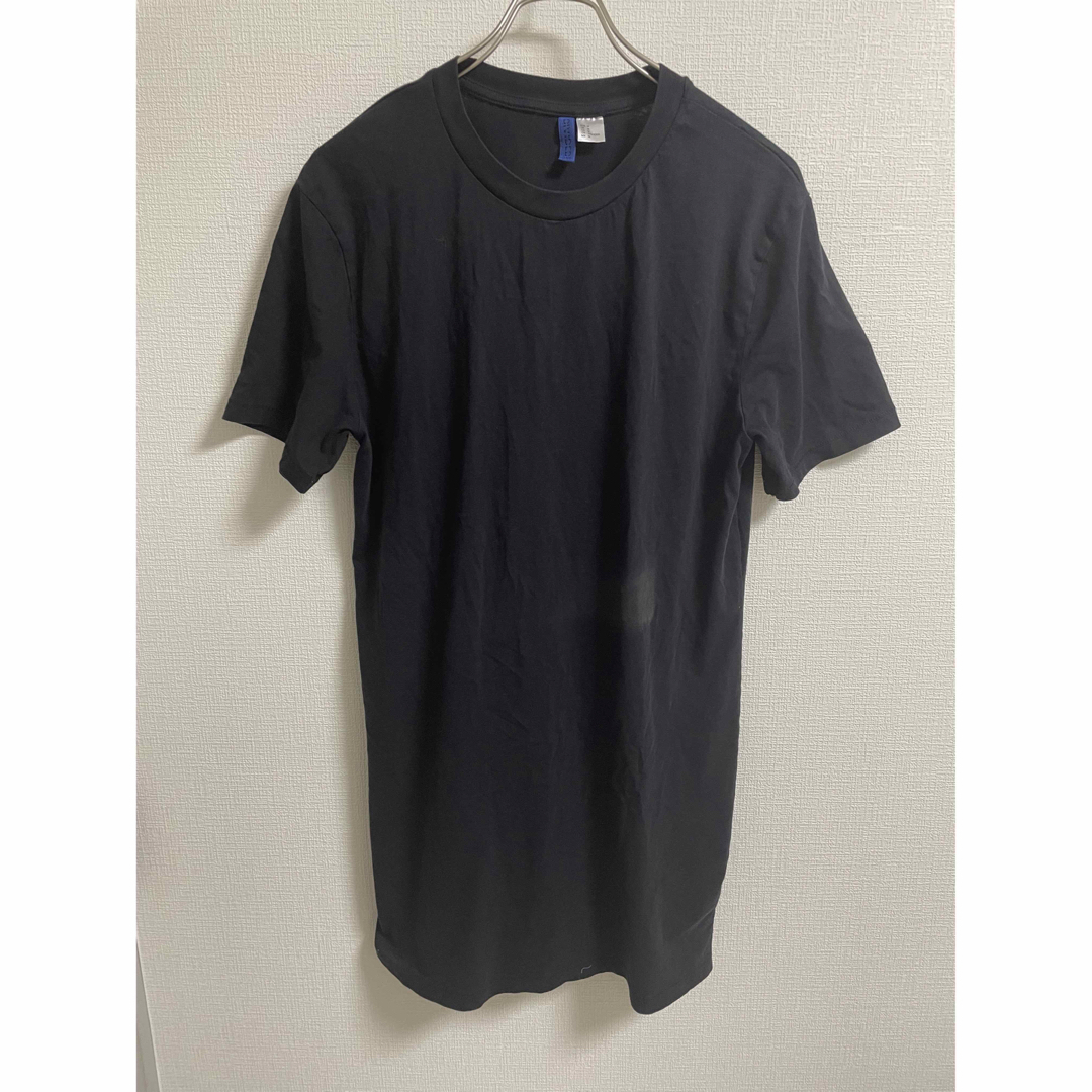 H&M(エイチアンドエム)のH&M エイチアンドエム　Tシャツ インナー ロング丈 メンズのトップス(Tシャツ/カットソー(半袖/袖なし))の商品写真