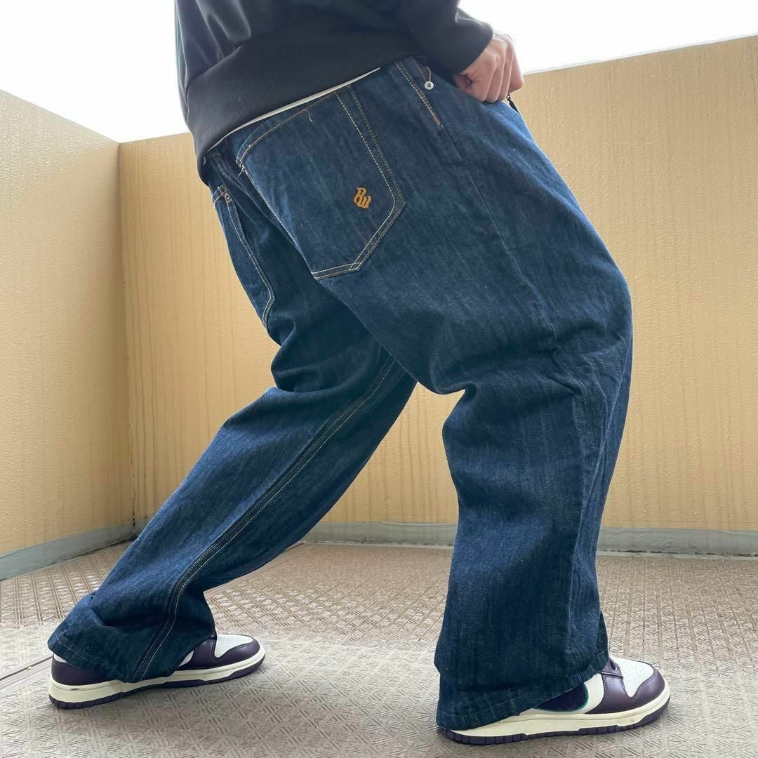 Rocawear - W40 ロカウェア ポケットロゴ刺繍バギーパンツ ヒップ