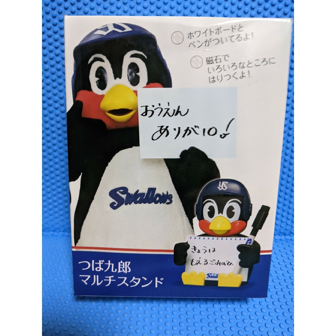 東京ヤクルトスワローズ(トウキョウヤクルトスワローズ)のつば九郎　マルチスタンド　未開封　非売品 スポーツ/アウトドアの野球(記念品/関連グッズ)の商品写真