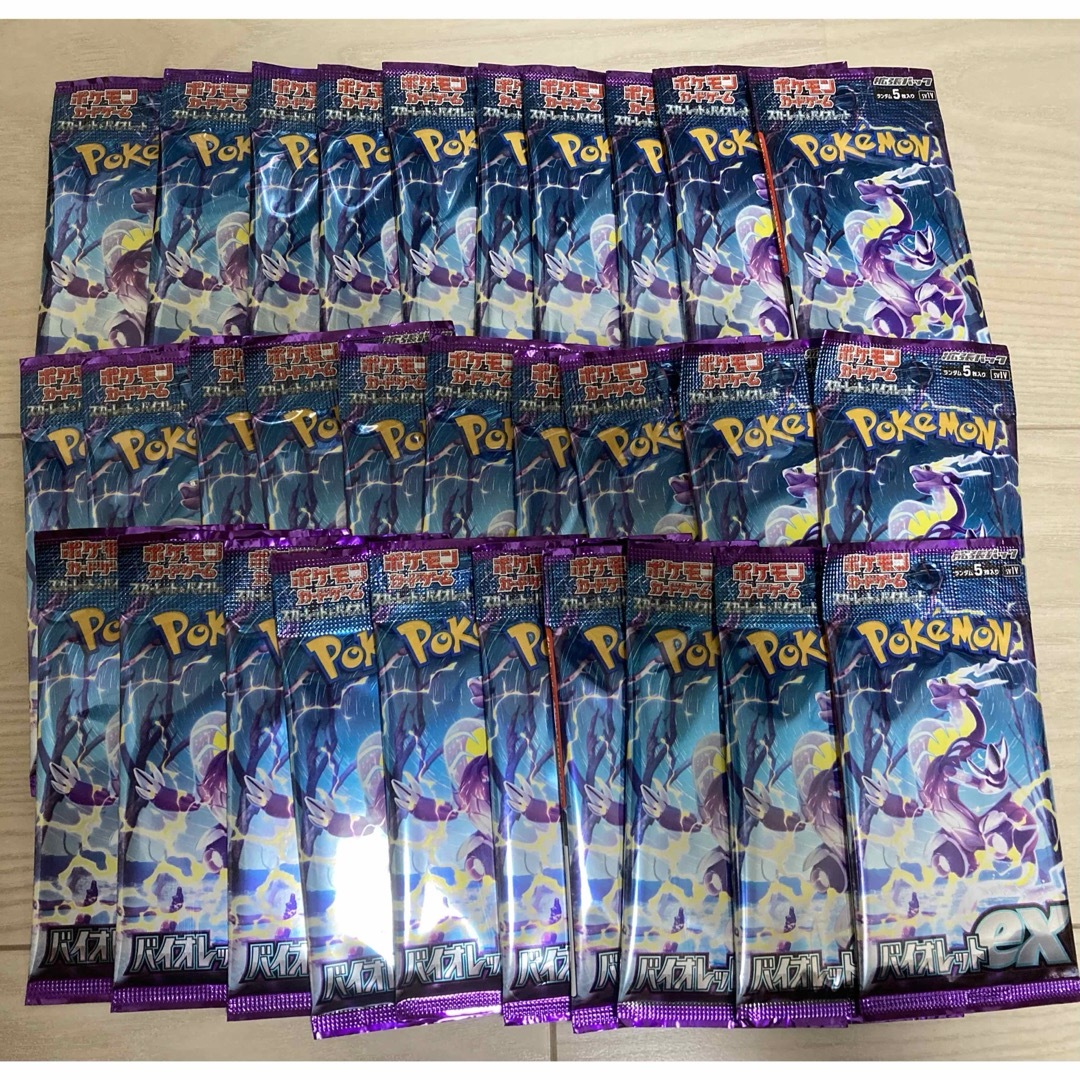 新品未開封】バイオレットex ポケモンカードゲーム 1BOX分の通販 by