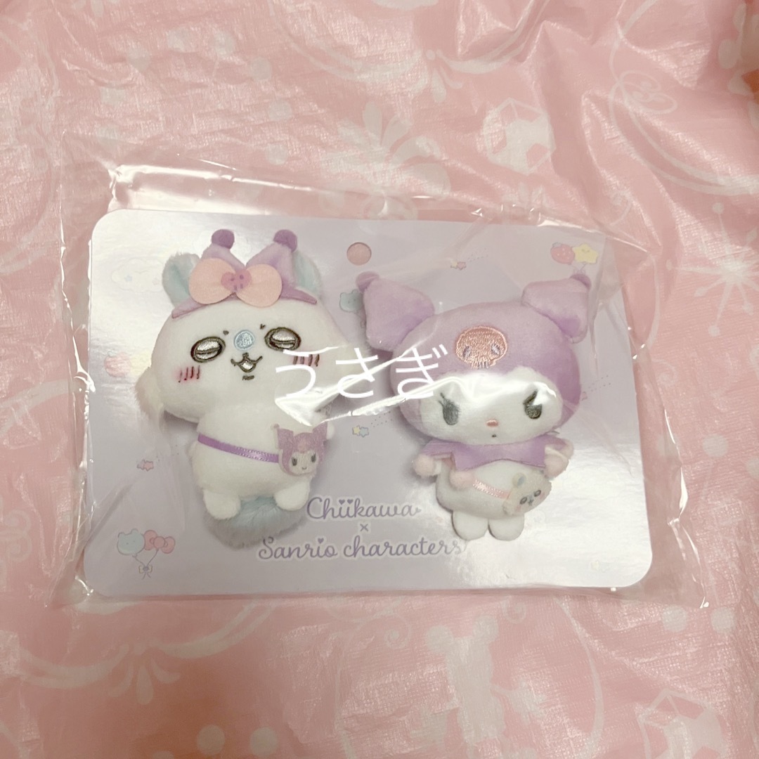 ちいかわ - ちいかわ ペア ブローチ モモンガ クロミ マスコット