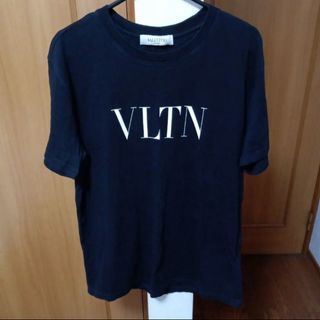 VALENTINO ヴァレンティノ VLTN ロゴ Tシャツ ブラック 黒 | www