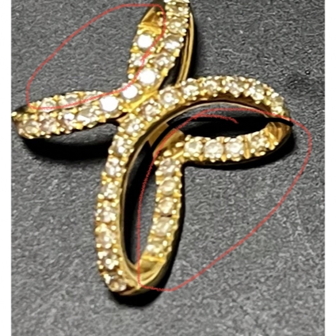 18k ダイヤペンダントトップの通販 by T|ラクマ