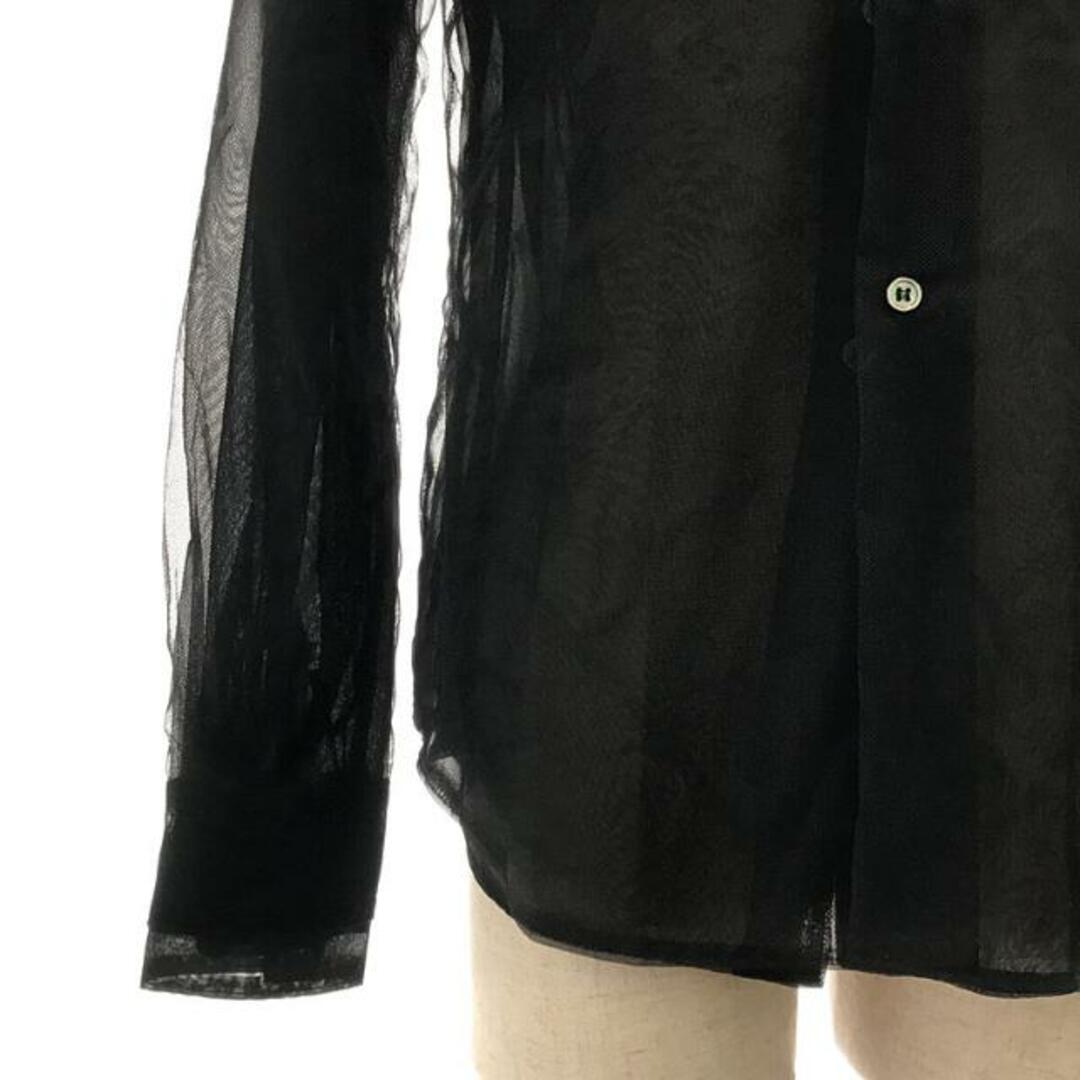 COMME des GARCONS(コムデギャルソン)の【美品】  COMME des GARCONS / コムデギャルソン | 18aw Campレイヤードシャツ | S | ブラック | レディース レディースのトップス(シャツ/ブラウス(長袖/七分))の商品写真