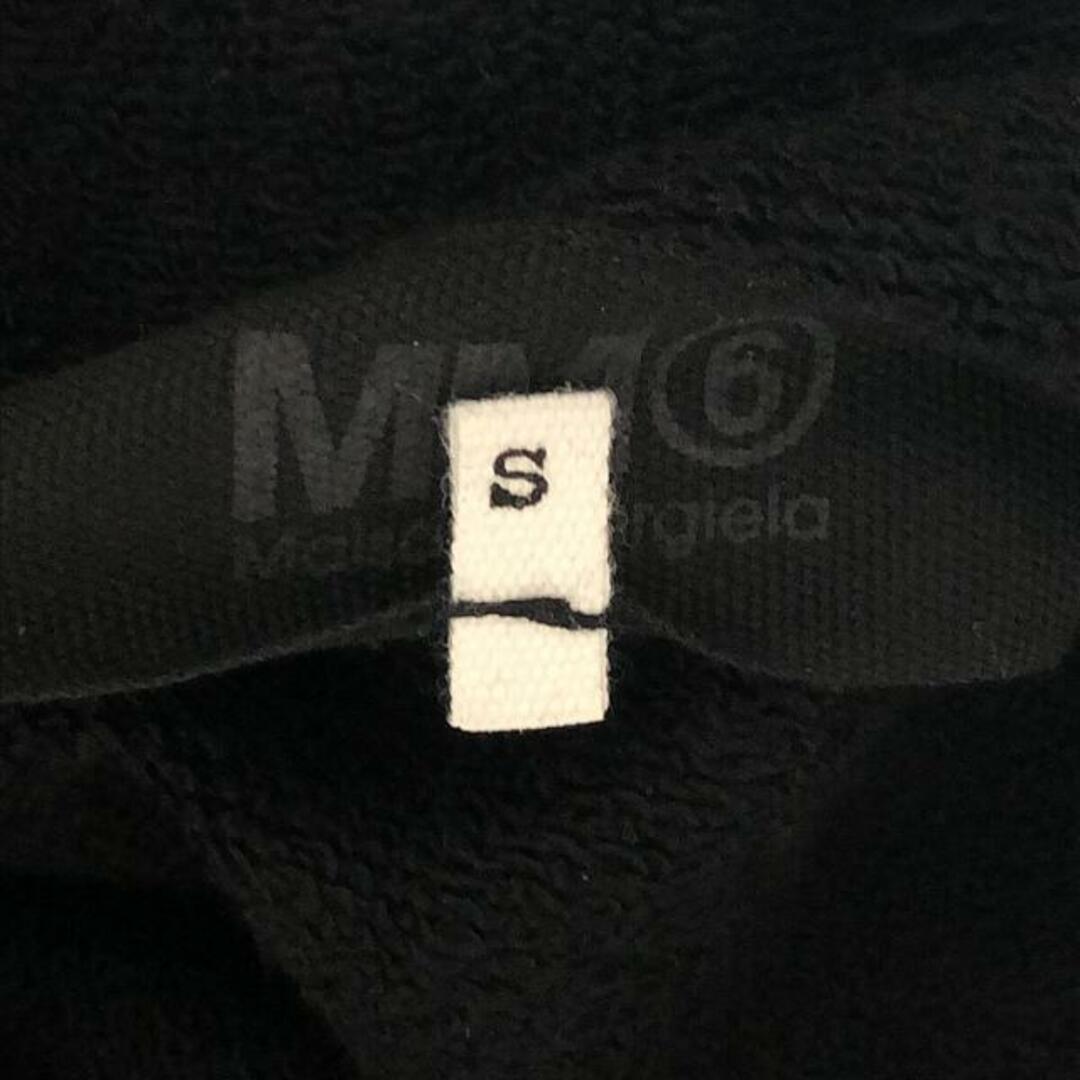 【美品】 MM6 Maison Margiela / エムエムシックスメゾンマルジェラ | 2020SS | BLACK HOODED DRESS スウェット ワンピース | S | ブラック | レディース