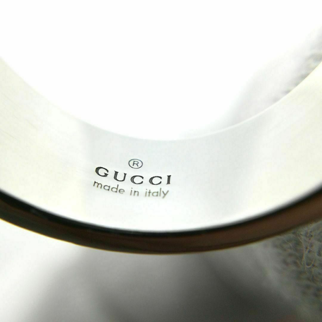⭐️✨ GUCCI グッチ 18号 未使用に近い 指輪 リング シルバー ☆♢