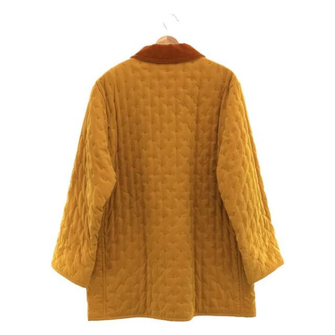 HERMES / エルメス | ヴィンテージ セリエボタン 中綿 パドックコート | 40 | イエロー | レディース