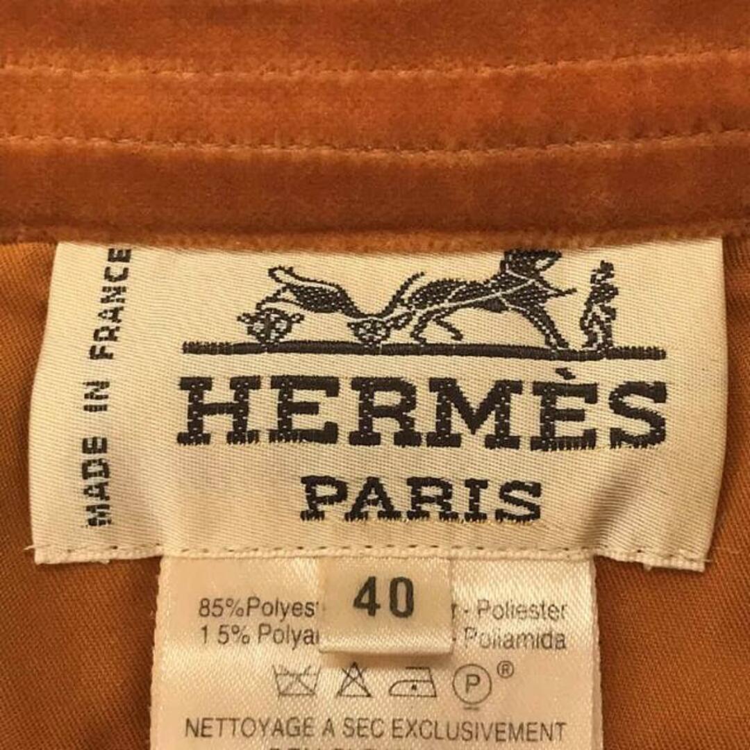 Hermes(エルメス)のHERMES / エルメス | ヴィンテージ セリエボタン 中綿 パドックコート | 40 | イエロー | レディース レディースのジャケット/アウター(その他)の商品写真