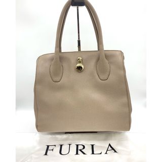 超美品✨FURLA フルラ　ハンドバッグ　ショルダーバッグ 南京錠　A4可能