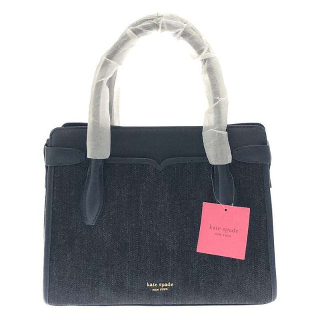 【美品】  KATE SPADE / ケイトスペード | Toujours Denim Medium Satchel バッグ | インディゴ | レディース