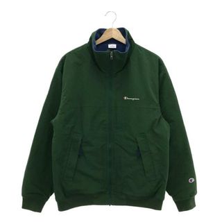 チャンピオン(Champion)のCHAMPION / チャンピオン | シェルド フリース ジップ ジャケット | M | グリーン/ブルー | メンズ(その他)