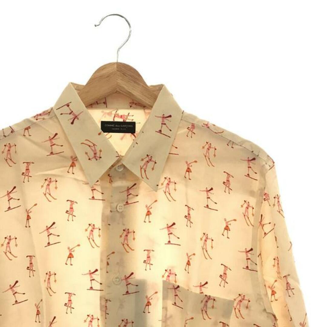 COMME des GARCONS HOMME PLUS(コムデギャルソンオムプリュス)の【新品】  COMME des GARCONS HOMME PLUS / コムデギャルソンオムプリュス | 1994SS | シルク 裾切替え シャツブルゾン | オフホワイト | メンズ メンズのトップス(Tシャツ/カットソー(七分/長袖))の商品写真