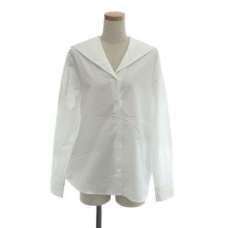 【美品】  MM6 Maison Margiela / エムエムシックスメゾンマルジェラ | 2021AW | SAILOR COLLOR SHIRT セーラーカラーシャツ | 40 | ホワイト | レディース(シャツ/ブラウス(長袖/七分))