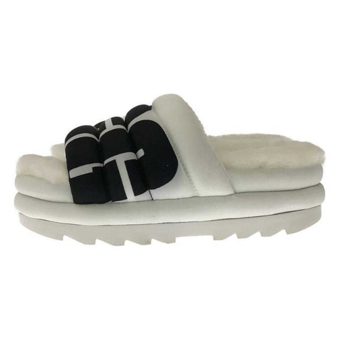 美品】 UGG / アグ | ムートン マキシ スライド ロゴ サンダル 美品】 UGG / アグ | ムートン マキシ スライド ロゴ サンダル
