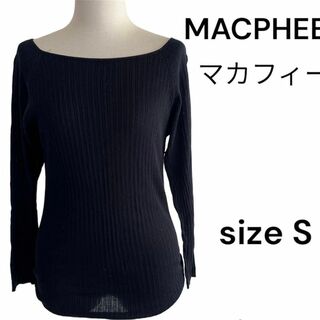 マカフィー(MACPHEE)のMACPHEE マカフィー　春ニット　サマーニット　size S(ニット/セーター)