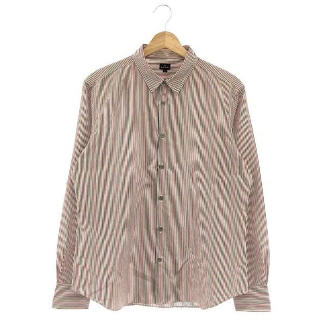 PS Paul Smith / ピーエスポールスミス | ストライプ シャツ | L | マルチカラ― | メンズ メンズのトップス(Tシャツ/カットソー(七分/長袖))の商品写真