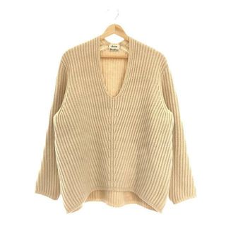 極美品 Acne Studios Vネックニット アイボリー S