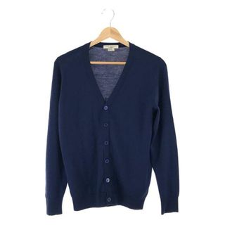 ジョンスメドレー(JOHN SMEDLEY)のJOHN SMEDLEY / ジョンスメドレー | × BEAMS F ビームスエフ 別注 メリノウール Vネック ニット カーディガン | XS | ネイビー | メンズ(カーディガン)