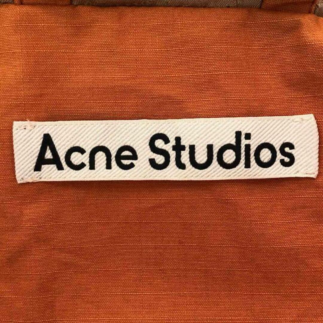 【美品】  Acne Studios / アクネストゥディオズ | リップストップコットン オーバーサイズ フーデッド コート | 46 | オレンジ | メンズ メンズのジャケット/アウター(その他)の商品写真
