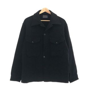 ペンドルトン(PENDLETON)のPENDLETON / ペンドルトン | 1970s | 70s VINTAGE ヴィンテージ USA製 ウールCPO シャツ ジャケット | M | ネイビー | メンズ(Tシャツ/カットソー(七分/長袖))