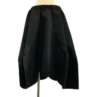 コムデギャルソン(COMME des GARCONS)の【美品】  COMME des GARCONS / コムデギャルソン | 22aw black rose  立体スカート | S | ブラック | レディース(ロングスカート)