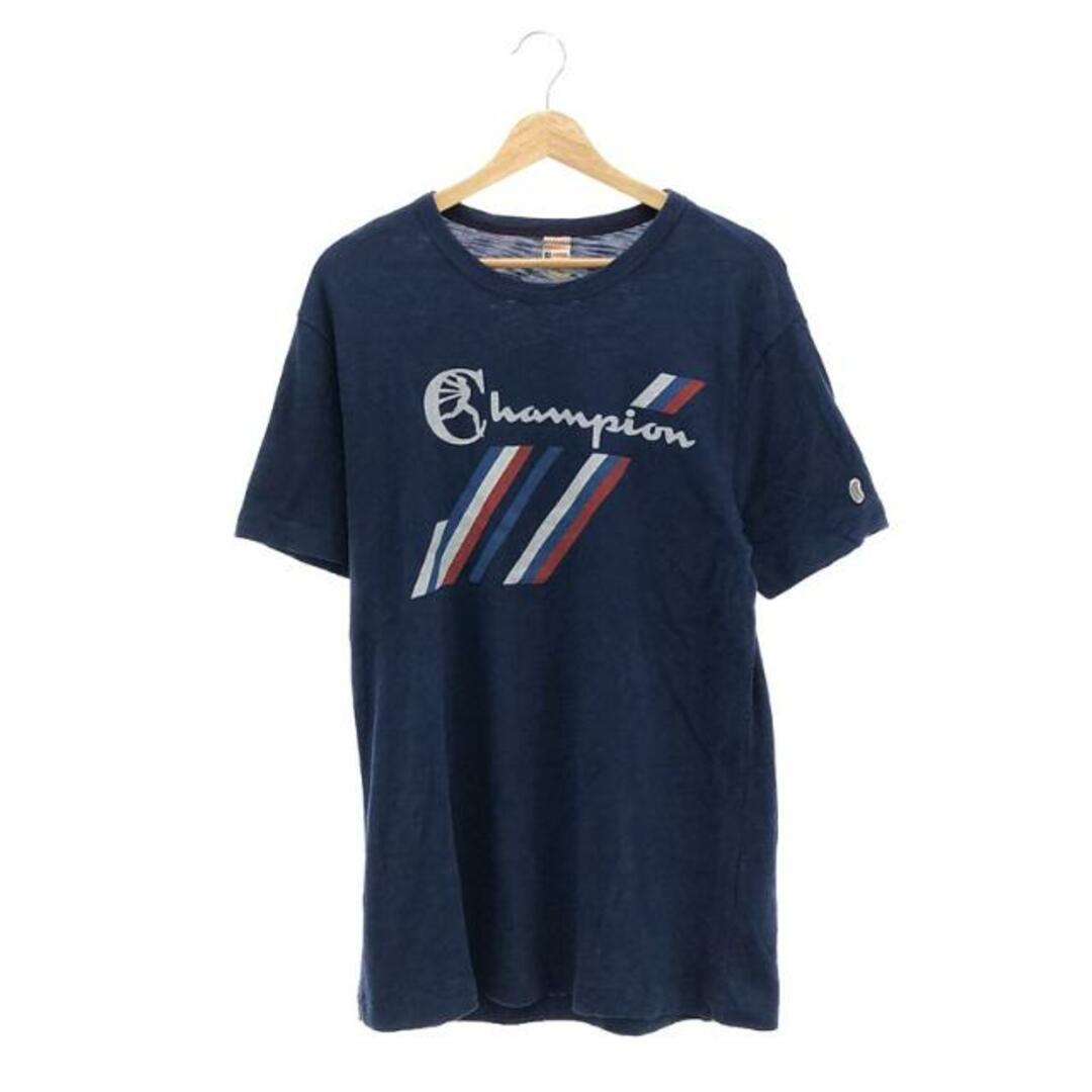 新品 トッドスナイダー別注 チャンピオン Tシャツ ランナータグ カナダ製　紺