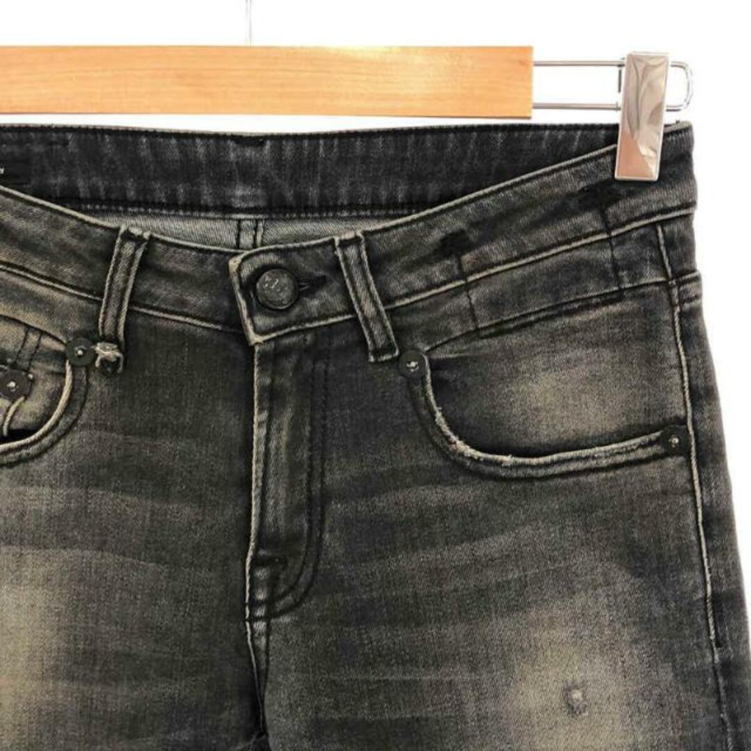 R13(アールサーティーン)のR13 / アールサーティーン | L'Appartement ヴィンテージ加工 Boy Straight Denim | 25 | ブラック | レディース レディースのパンツ(その他)の商品写真