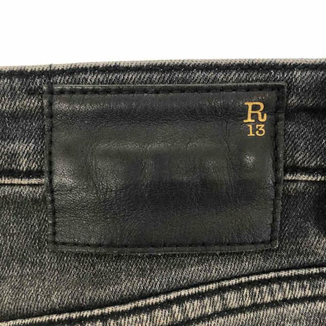 R13(アールサーティーン)のR13 / アールサーティーン | L'Appartement ヴィンテージ加工 Boy Straight Denim | 25 | ブラック | レディース レディースのパンツ(その他)の商品写真