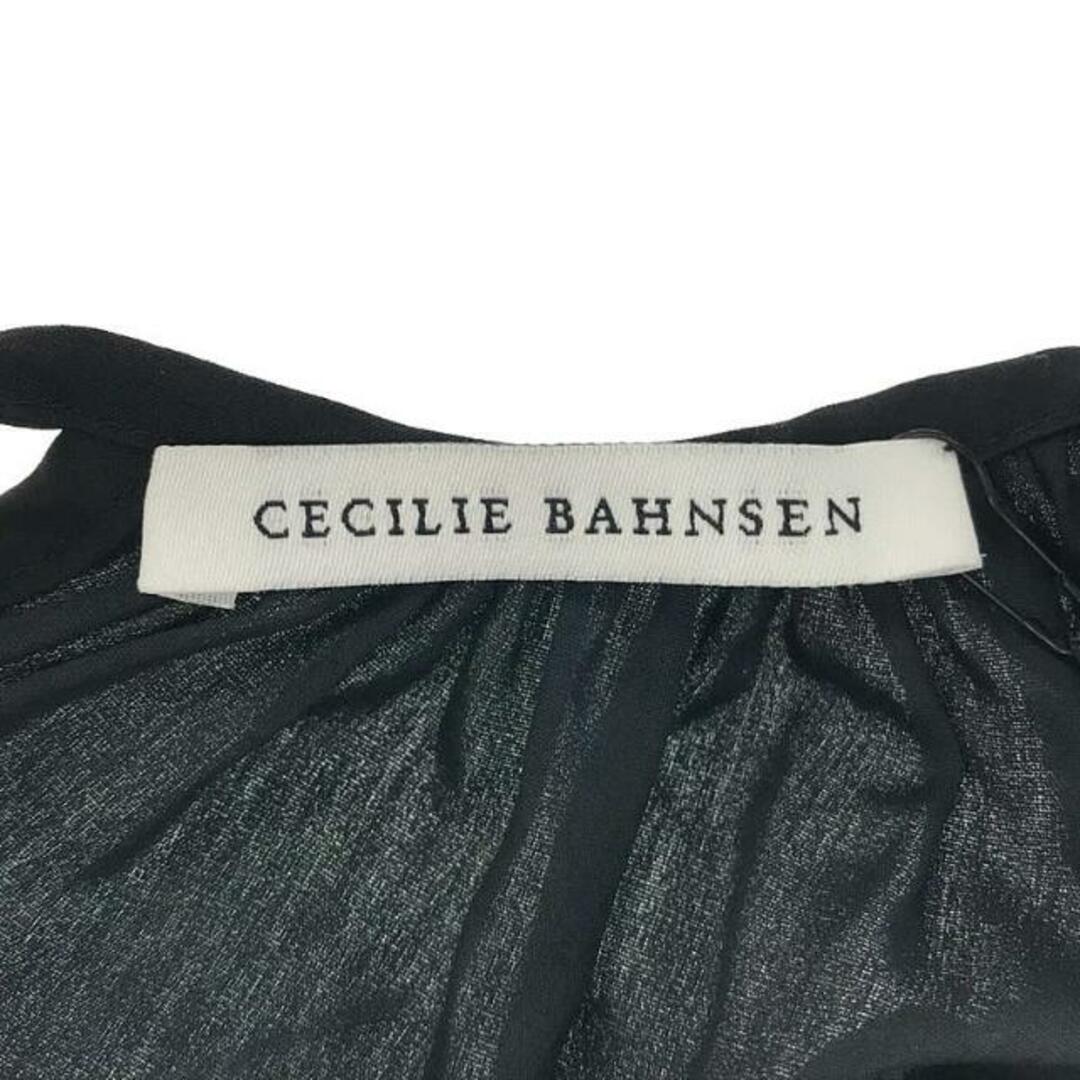 【新品】  Cecilie Bahnsen / セシリーバンセン | ボリューム ギャザー ブラウス | UK6/US2 | ブラック | レディース